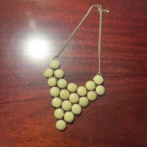 Unique, light green necklace
